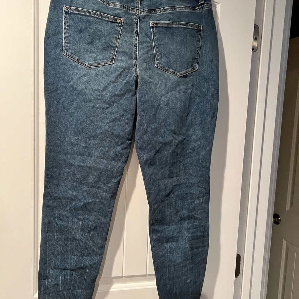 Maurice’s distressed jeggings jeans L Large long NWT - Picture 8 of 10